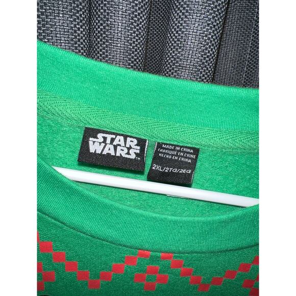 Ugly Christmas Sweater Sweatshirt Xmas Size 2XL Star Wars - Picture 2 of 3